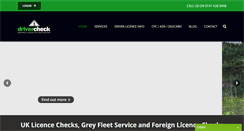 Desktop Screenshot of drivercheck.co.uk
