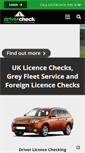 Mobile Screenshot of drivercheck.co.uk
